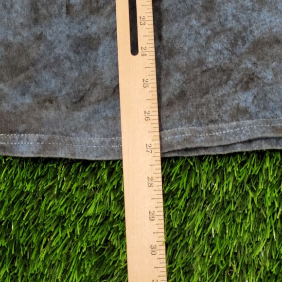 Vintage Easy-Riders Skeleton Fire Shirt Medium 19x27 Blue - Picture 5 of 10